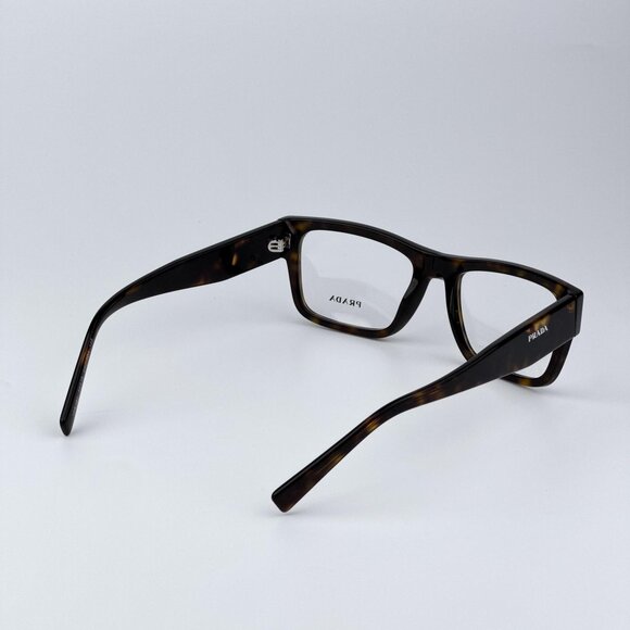 Prada PR15YV 2AU1O1 Men BRAND NEW Eyeglasses Havana Rectangle Unisex - Picture 5 of 10